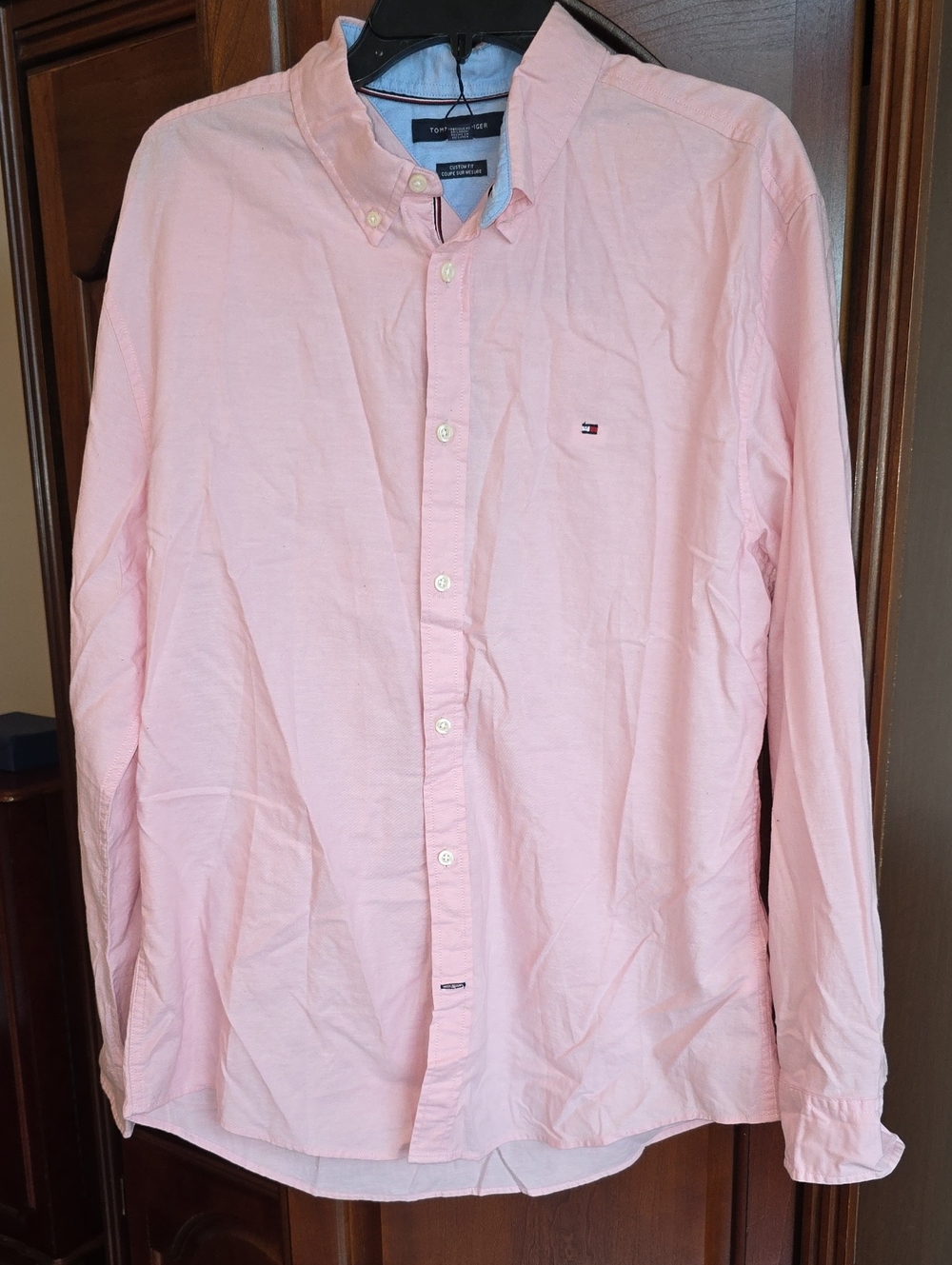 Tommy Hilfiger Pink Button-Down Dress Shirt XL